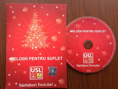 melodii pentru suflet sarbatori fericite cd disc selectii muzica pop usoara VG+ foto