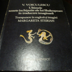 V. Voiculescu- Ultimele sonete ..-1982-bilingva-transpunere in engleza M.Sterian