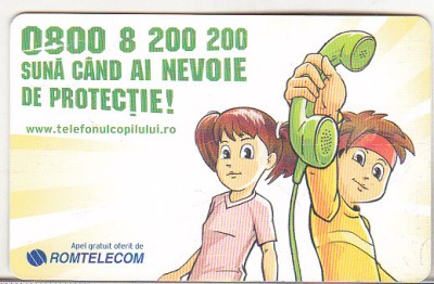 bnk card Cartela telefonica 2006 - Telefonul copilului - RO-ROM-0364A foto
