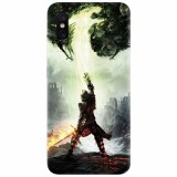 Husa silicon pentru Xiaomi Mi 8 Pro, Green Dragon