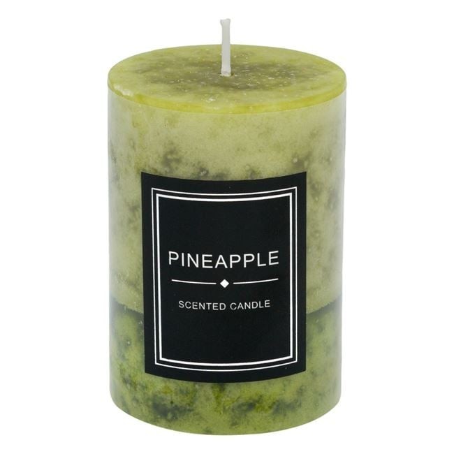 Lumanare Parfumata Verde Lime cu Aroma de Ananas &Oslash;6.8x10cm