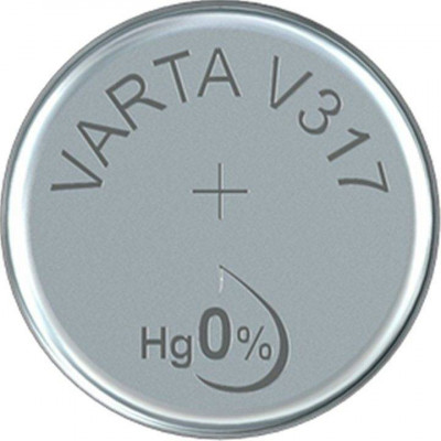 Baterie V317 Varta 1.55V 8mAh Silver Oxide pentru ceasuri foto