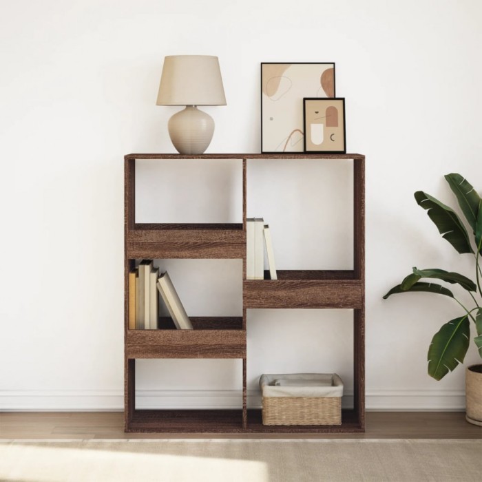 vidaXL Bibliotecă/Separator de cameră, stejar afumat, 100x33x115 cm