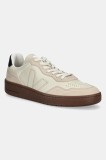 Veja sneakers din piele V-90 ZZ barbati, culoarea bej, VZ2020751B