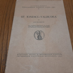 STEFAN IONESCU-VALBUDEA - Ion Frunzetti - 1940, 32 p.+ XVI ilustratii