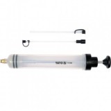 Pompa Manuala Extractie Ulei/Lichide Yato 500ml, Transparenta, Aspirare/Adaugare