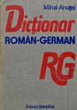 Dictionar Roman-German Mihai Anutei, 1990. Coperta Cartonata, 1622 pagini, Editura Stiintifica si Enciclopedica