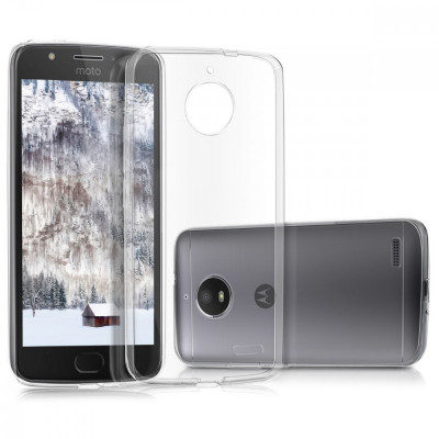 Husa pentru Motorola Moto E4, Silicon, Transparent, 42350.03 foto