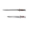 Set Cutit si Maceta vanatoare, model AK, otel inoxidabil, 39 cm, argintiu
