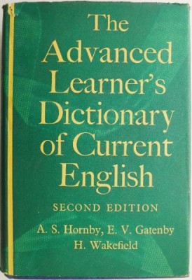 The Advanced Learner&amp;#039;s Dictionary of Current English &amp;ndash; A. S. Hornby foto