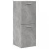 VidaXL Dulap suspendat de baie, gri beton, 30x30x80 cm, lemn prelucrat