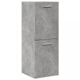 vidaXL Dulap suspendat de baie, gri beton, 30x30x80 cm, lemn prelucrat
