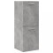 vidaXL Dulap suspendat de baie, gri beton, 30x30x80 cm, lemn prelucrat