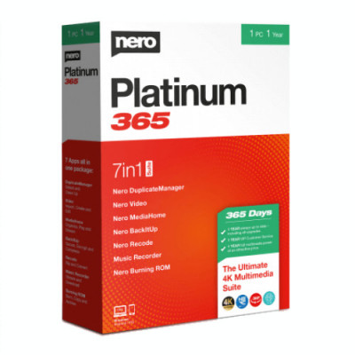 Licenta 2024 pentru Nero Platinum 365 - 1-AN / 1-Dispozitive - Global foto