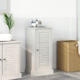 vidaXL Dulap de Baie cu raft cu depozitare cu ușă alb antichizat 37 x 34 x 80 cm MDF