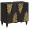 Set dulap baie 3 buc. Negru Lemn de mango solid - 3