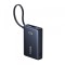 Baterie Externa Wireless Baseus PicoGo, 5000mAh, 20W, QC + PD, 1 x USB-A - 2 x USB-C, Neagra P10076802123-00
