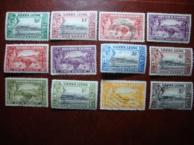 SIERRA LEONE 1938 GEORGE VI foto