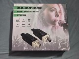 Sistem Microfon Wireless UHF Depusheng, Transmitator si Receptor XLR, 569.500 MHz