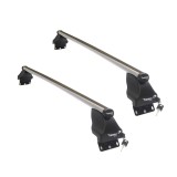 Set bare transversale portbagaj din aluminiu marca Twinny Load TL A44, kit complet cu bare, suporti si antifurt cu cheie, Dacia Sandero 2, 2013-2021