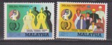 ANUL INTERNATIONAL AL TINERETULUI 1985 MALAYSIA MI. 302-303 MNH, Nestampilat