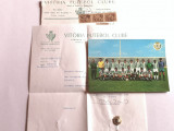 Foto, scrisoare si insigna - VITORIA SETUBAL (Portugalia) sezonul 1971/1972