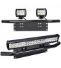 Bullbar universal pentru montaj proiectoare Negru