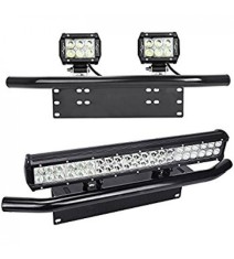 Bullbar universal pentru montaj proiectoare Negru