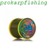 Fir Monofilament Pescuit Hakuyo Invisi Line 3D 0.30mm 20.7kg 1200m Verde/Maro