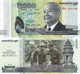 Bancnota Cambodgia 2000 Riels 2013 UNC, Asia, Neutilizata