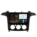 Navigatie Dedicata Ford S-Max (2006 - 2015), 2K, 12Gb Ram, 256Gb Stocare, Carplay, Clima manuala