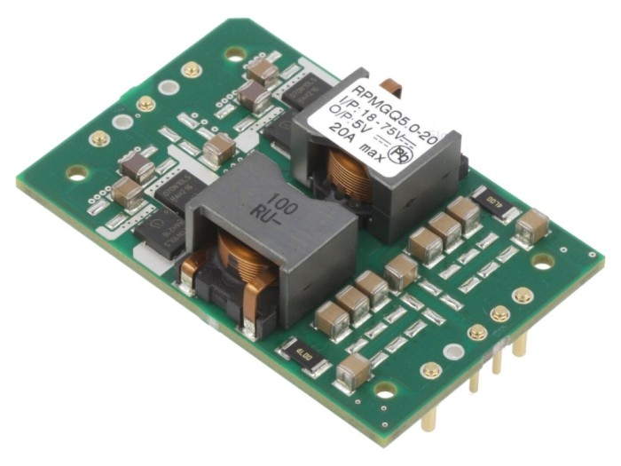 Convertor DC/DC 18-75V la 5V 20A