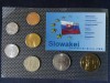 Seria completata monede - Slovakia 2002-2007, Europa