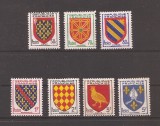 Franta 1954 - Steme de Provincii (2 serii), MNH, Nestampilat