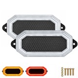 Cumpara ieftin Set 2 Lampi LED Gabarit si Avertizare, Rosu Galben, Pornire Dinamica, 12V 24V
