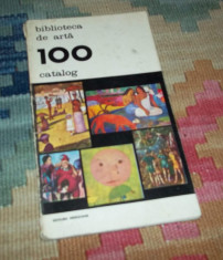 Biblioteca de arta Meridiane catalog primele 100 de carti foto