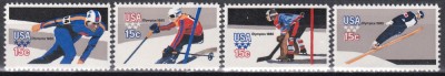 SUA 1980 - Jocurile Olimpice de iarnă - Lake Placid, Perf. 11x10 1/2, MNH foto
