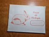 Caiet Biologie Nescris Anii &#039;90 Vintage Retro Colectie Stare Buna