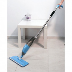 Mop cu pulverizator, rezervor deta?abil (600ml), 126x38x12cm, albastru/ro?u foto