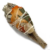 BUCHET DE FUMIGARE | SALVIE ALBĂ ȘI CRISTAL CITRIN