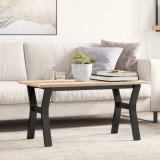 VidaXL Picioare Măsuță de cafea Y-Frame 80x40x43 cm Oţel