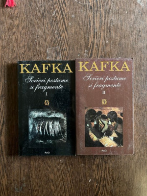 Franz Kafka - Scrieri postume si fragmente (2 volume) foto