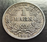 GERMANIA - 1 Mark 1906 D Munchen - Argint .900 - Imperiul German - Marca, Europa