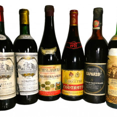 LOT - 3 - 6 STICLE VIN ROSU, Recoltare 1964/66/70/71/75/83