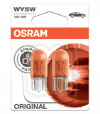 Bec Osram WY5W 12V 5W W2.1X9.5D Set 2 Buc 2827-02B