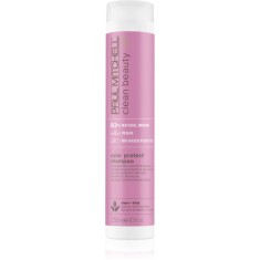 Paul Mitchell Clean Beauty Color Protect Shampoo sampon violet pentru păr &icirc;n nuanțe reci de blond, decolorat sau șuvițat 250 ml
