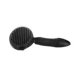 Cumpara ieftin Perie, piepten, ingrijire caini si pisici, autocuratare, negru, 9.5x18 cm, Purlov, Isotrade
