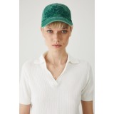 Medicine șapcă de baseball din bumbac femei, culoarea verde, cu imprimeu