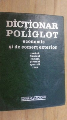 Dictionar poliglot economic si de comert exterior foto