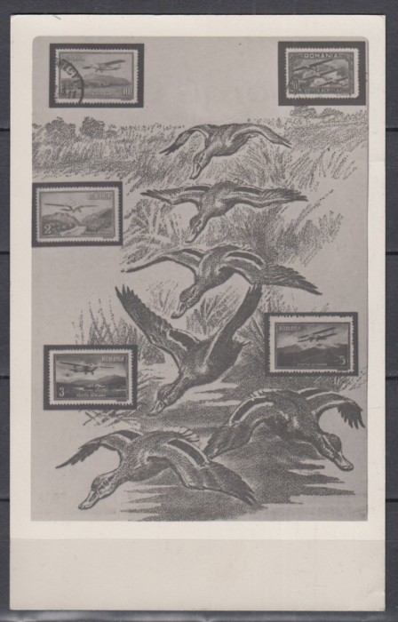 CARTE POSTALA CU SERIA VEDERI POSTA AERIANA FRANCATA CU VALOAREA 3 LEI POSTA AERIANA+VALOAREA 3 LEI REGELE CAROL UZUALE CIRCULATA 1936 CLUJ-OSLO